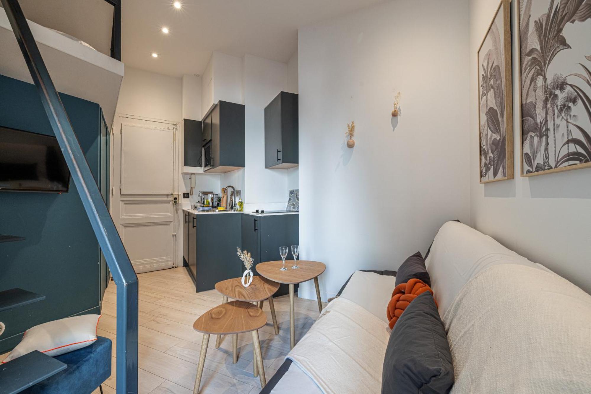 Smartbnb - Moderne Studio - Zone Pietonne - Clim Nice